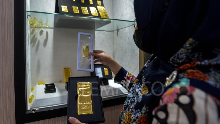 Turun Rupiah 4.000, Harga Emas Antam Hari Ini adalah adalah Simbol Rupiah 1.478.000 per Gram