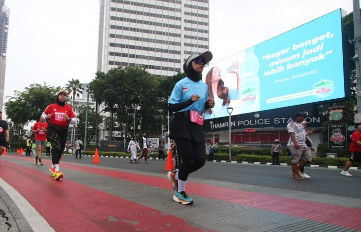 16 Ribu Pelari Ramaikan Ibukota Indonesia Running Festival 2024, Sebanyak 22 Water Station Jaga Hidrasi Pelari