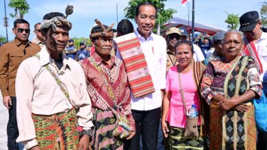 Jokowi kunjungi Pasar Kefamenanu, cek nilai pangan juga berpamitan