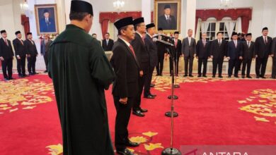 Dasar hukum kemudian pembentukan menteri pada Undang-undang di Tanah Air