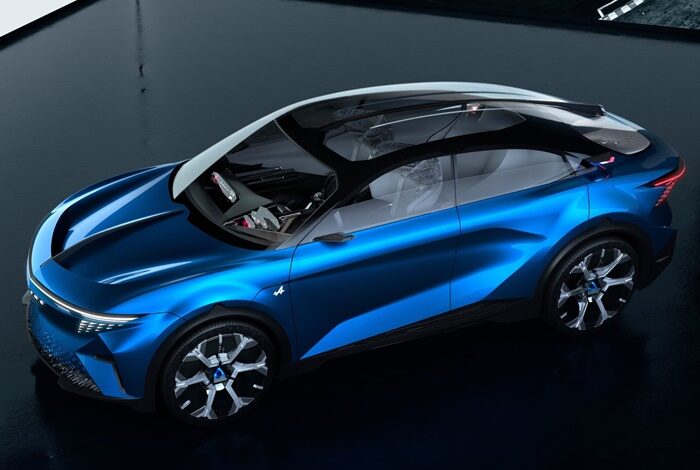 Alphine A390 Beta, Mobil Fastback Listrik Berdesain Futuristik Diperkenalkan