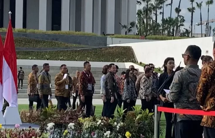 Angela Tanoesoedibjo Hadiri Peresmian Istana Negara pada tempat IKN oleh Presiden Jokowi