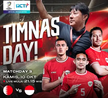 Bahrain vs Indonesia Kick-off Jam Berapa?