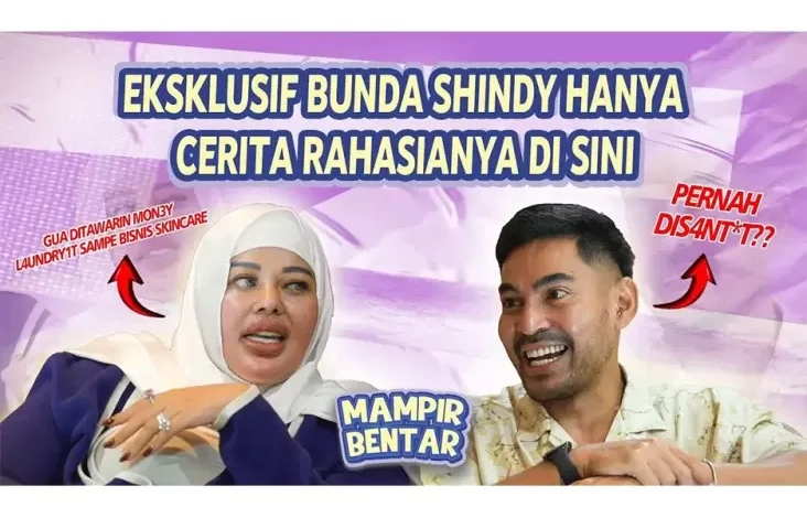 Bunda Shindy Buka-Bukaan permasalahan Perceraian juga Bisnis Skincare di Mampir Bentar Bersama Robby Purba
