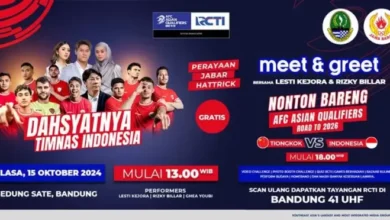 Dahsyatnya Timnas Indonesia Hadir pada Bandung: Nonton Bareng Timnas Indonesia vs Tiongkok dan juga juga Meet & Greet dengan Bintang Tamu Spesial!
