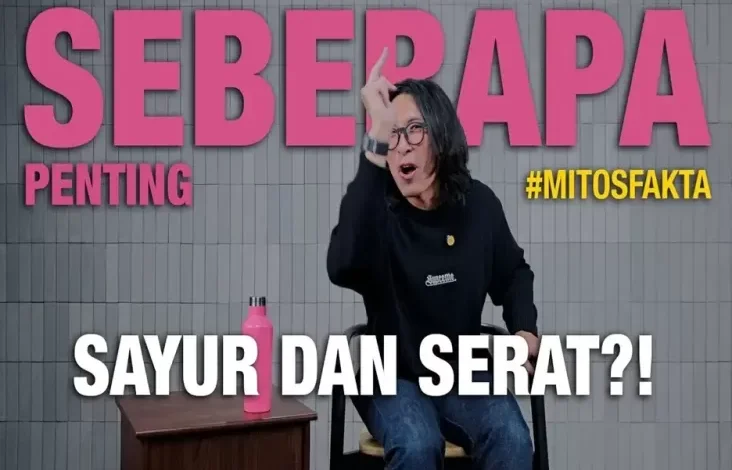 Dr. Tirta Bongkar Rahasia Sehat, Jangan Sepelekan Sayur dan juga Serat!