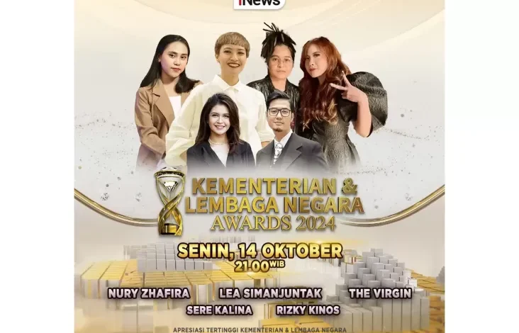 Dua Hari Lagi, Apresiasi Tertinggi bagi Kemampuan Pemerintahan, KEMENTERIAN & LEMBAGA NEGARA AWARDS 2024, Jam 9 Waktu senja Hanya pada di iNews