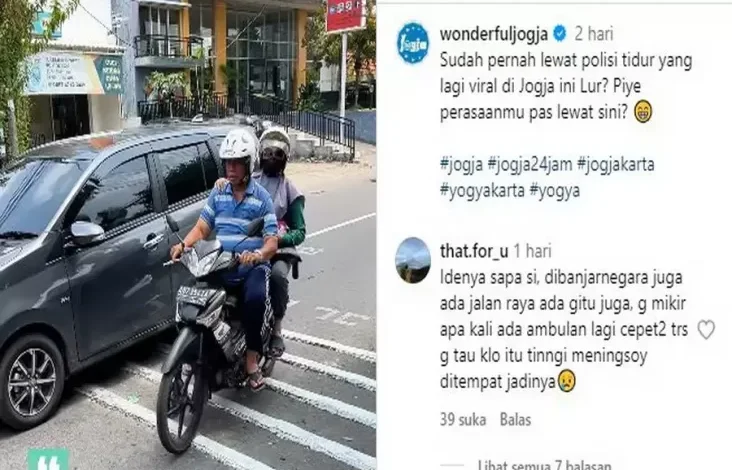 Heboh Polisi Tidur di dalam di Yogyakarta, Hal ini Aturan Membuat Speed Bump pada Jalan