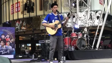 Hibur Penonton Nobar RCTI+ Timnas Indonesia vs China, Nuca Bawakan 2 Lagu