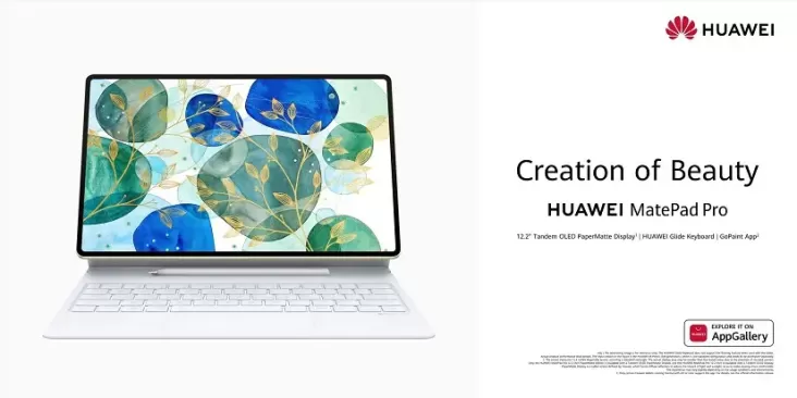 HUAWEI MatePad Pro 12.2-Inch Resmi Diluncurkan, Tablet Layar Tandem OLED PaperMatte dan juga juga Keyboard Inovatif