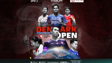 Jadwal kemudian Link Streaming BWF Denmark Open pada Vision+