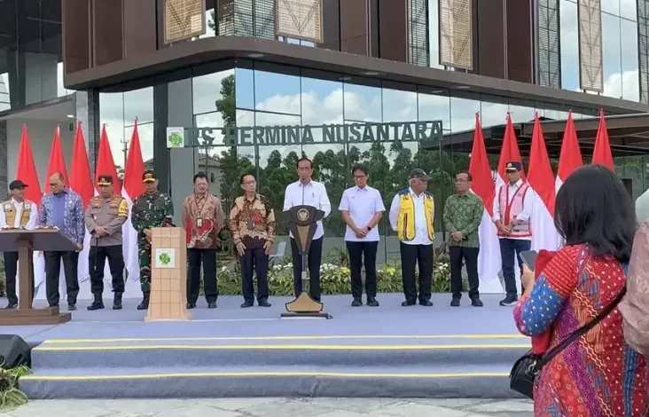 Jokowi Resmikan Rumah Sakit di tempat tempat IKN Dibangun 10 Bulan: Seperti Hotel Bintang 5