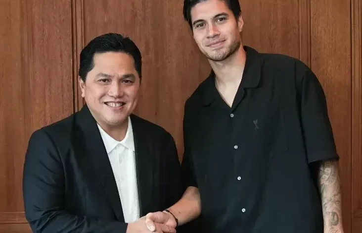 Kevin Diks Salaman dengan Erick Thohir: Selamat Bergabung pada di Timnas Indonesia
