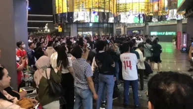 Lagu Indonesia Raya Berkumandang dalam di Nobar RCTI+ Timnas vs China