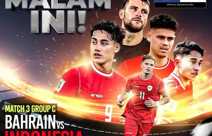 Prediksi Line Up Bahrain vs Indonesia di tempat di Kualifikasi Piala Planet 2026 Zona Asia