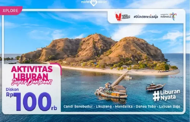 Promo Liburan Super! Diskon Rp100.000 untuk Pesawat lalu Aktivitas Wisata