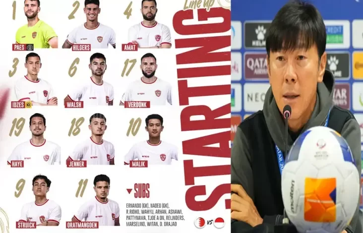 Susunan Pemain Bahrain vs Timnas Indonesia: Mees Hilgers Debut, Malik Risaldi Starter