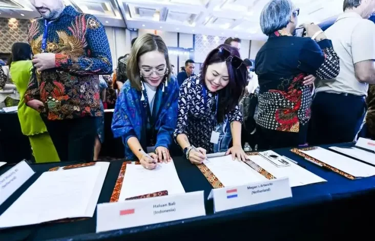 UMKM Binaan Pertamina Teken Kerja Sama dengan Buyer Luar Negeri pada TEI 2024