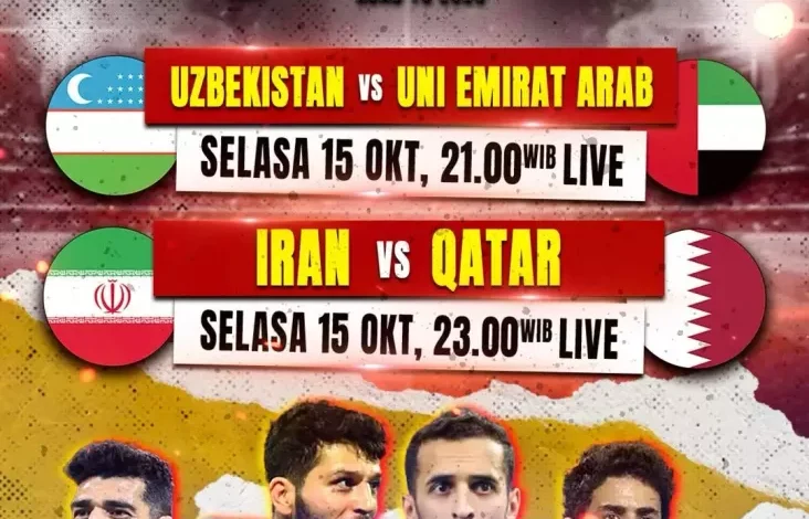 Uzbekistan Incar Kemenangan, Lanjut Duel Seru Iran vs Qatar, Live Waktu petang Hal ini Hanya dalam area iNews