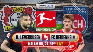 Bayer Leverkusen vs FC Heidenheim, Besok Waktu petang Jam 21.30 Waktu Indonesia Barat Live pada iNews