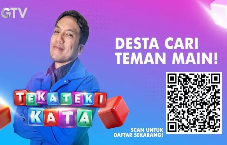 Desta Cari Teman Main pada Proyek Baru Teka Teki Kata GTV!