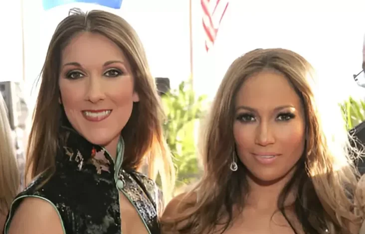 Jennifer Lopez dan juga juga Celine Dion Diduga Berkonflik, Tatapannya Canggung