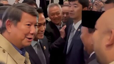 Ketua Umum Kadin Anindya Bakrie Sambut Kedatangan Presiden Prabowo pada China