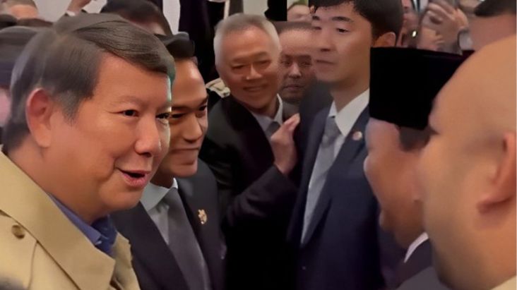 Ketua Umum Kadin Anindya Bakrie Sambut Kedatangan Presiden Prabowo pada China