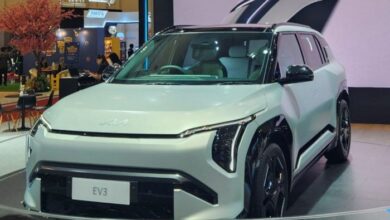 Kia EV3 Diperkenalkan pada area Gaikindo Ibukota Indonesia Auto Week 2024.