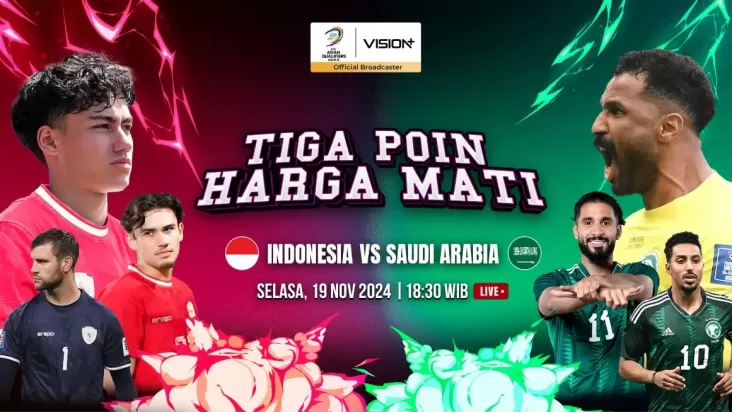 Link Live Streaming Indonesia vs Arab Saudi pada Kualifikasi Piala Planet 2026