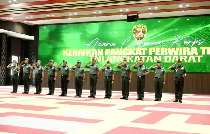 Pecah Bintang, Berikut 7 Brigjen Baru TNI AD Salah Satunya Mantan Dan Grup A Paspampres