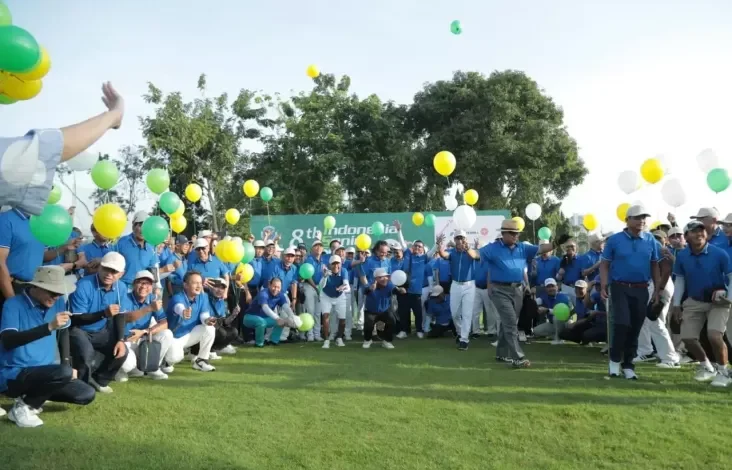 Pegolf Senior Seluruh Indonesia Adu Kemampuan pada 8th Indonesia Senior Cup Golf Tournament 2024