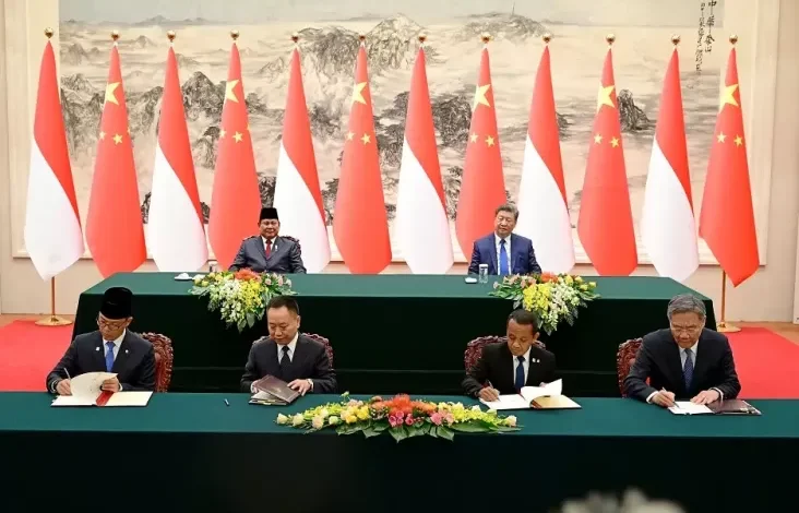 Prabowo juga Xi Jinping Saksikan Penandatanganan 7 Kerja Sama Indonesia-China