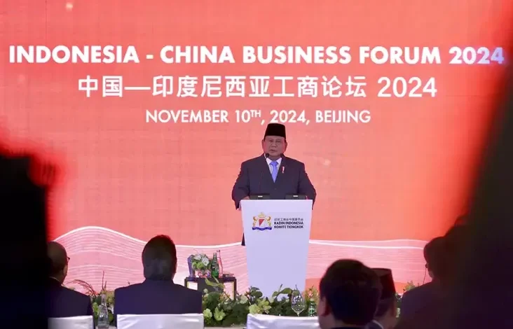 Prabowo di dalam pada Depan Pengusaha China: Kami Ingin Menjadi Bagian Kebangkitan