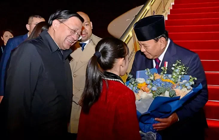 Prabowo Tiba di dalam pada Beijing, Besok Melakukan Pertemuan Xi Jinping