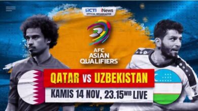 Qatar vs Uzbekistan pada Kualifikasi Piala Planet 2026, Besok Jam 23.15 Waktu Indonesia Barat Live pada iNews