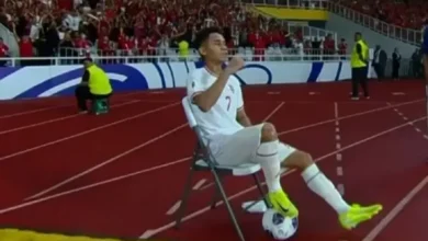 Rafathar Takjub Lihat Selebrasi Marselino usai Cetak Gol