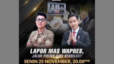 Saksikan Waktu petang Ini adalah adalah AB+ Lapor Mas Wapres, Jalur Pintas Cari Keadilan? Bersama Abraham Silaban, Saat 20.00 WIB, Hanya pada area iNews