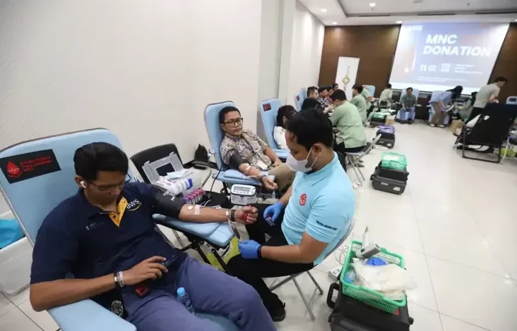 Antusiasme Anggota Donor Darah MNC Peduli, Proses Mudah lalu Menyenangkan