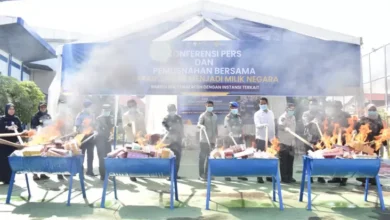 Bea Cukai Aceh Musnahkan Barang Ilegal Senilai Rp4,4 Miliar