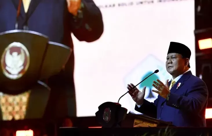 Di HUT Golkar, Prabowo Bicara Gubernur juga Pimpinan Daerah Dipilih melalui DPRD
