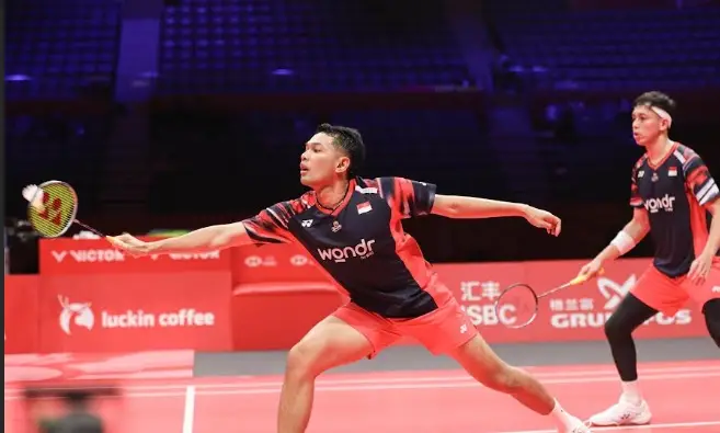 Fajar/Rian Terhenti pada Semifinal BWF World Tour Finals 2024