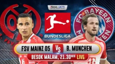 FSV Mainz vs Bayern Muenchen! Besok Malam, Saksikan Waktu 21.30 WIB, Live pada iNews