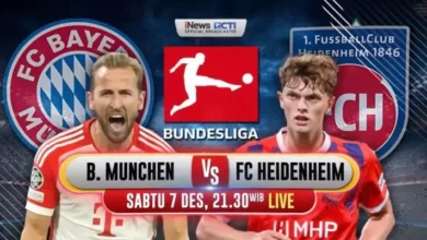 Heidenheim vs Bayern Muenchen pada Bundesliga Besok Malam, Waktu 21.30 Waktu Indonesia Barat Live pada tempat iNews