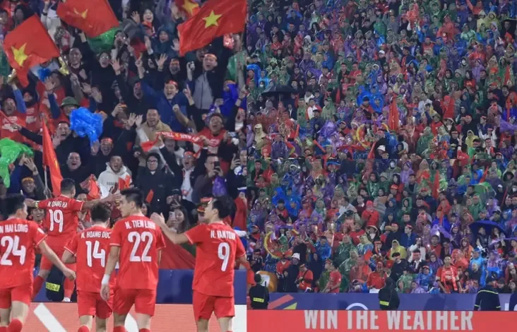 Jas Hujan juga Loyalitas Penggemar Vietnam pada di Piala AFF 2024