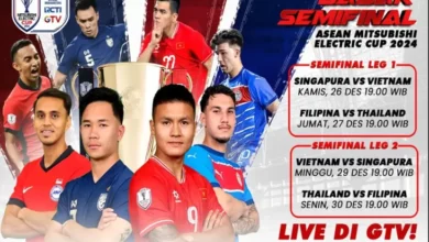 Live pada GTV! Perang Besar 4 Raksasa Asia Tenggara dalam area Semifinal ASEAN Mitsubishi Electric Cup 2024