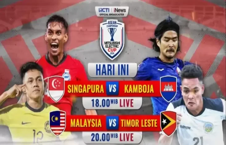 Live dalam area iNews, Timor Leste vs Malaya dalam area ASEAN Mitsubishi Electric Cup 2024