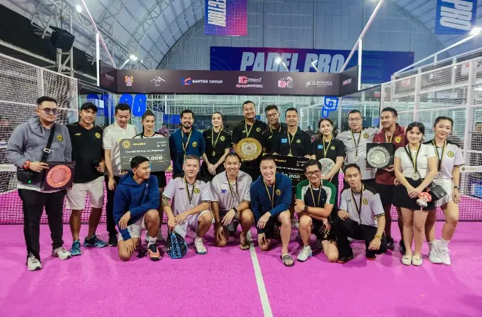 Mengintip Keseruan Olahraga Padel Para Selebritas Bertajuk The juaRA 2, Tim Raffi/Nagita Moncer