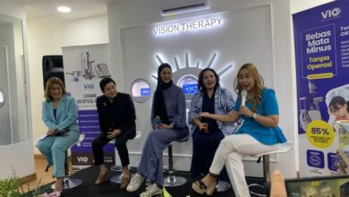 Paula Verhoeven Ungkap Signifikans Pemeriksaan Mata di tempat area Grand Opening VIO Optical Clinic Sunter