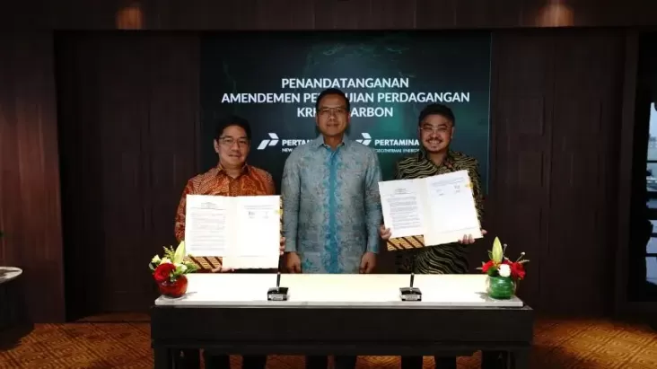 Pertamina NRE-PGE Amendemen Perjanjian Perdagangan Kredit Karbon